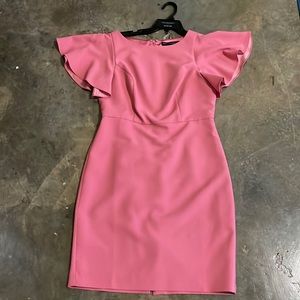 White House black market pink pencil dress